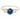Vintage Yogo Sapphire Diamond Three Stone Ring 14K Yellow Gold GIA Certificate