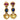 Bulgari Sapphire Drop Earrings 18K Yellow Gold Circa 1980s ~14.5ctw