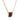 Aldo Cipullo Square Rhodonite Cabochon 18K Yellow Gold Necklace 1970
