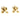Cartier Leo Zodiac Cufflinks Vintage 18K Yellow Gold