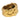 OJ Perrin 18K Vintage Ring Paris Chunky Sculptural Yellow Gold