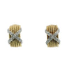 Tiffany & Co. Schlumberger 6-Row Rope Diamond Earrings in 18 Karat Yellow Gold