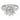 Estate Pink Sapphire Diamond Cluster Platinum Ring Size 6.75 ~2.33ctw
