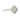 18K Diamond Clover Ring White Gold Size 7 ~0.5ctw Diamonds