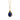 Schlumberger Tiffany & Co. Lapis Lazuli Egg Pendant Necklace 18K Yellow Gold