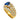 Cartier No Heat Sapphire Diamond Ring Royal Blue 18K Yellow Gold ~5.71ctw