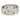 Cartier Maillon Panthère Triple Row Ring 18K White Gold Size 62