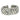 Bulgari Spiga Pave Diamond Ring 18K White Gold