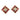 Van Cleef & Arpels Invisible-Set Ruby and Diamond Earrings 18K Yellow Gold