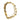 Bulgari 18K Curb Link Bracelet Tubular Two Tone White and Yellow Gold