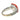 Pomellato Coral Capri Ring Diamond Shoulders 18K White Gold