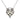 Victorian Old European Cut Diamond Pendant Necklace 10K and Sterling Silver
