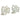 Vintage Floral Diamond Cluster Earrings Platinum ~3.00 CTW