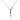 John Hardy Diamond Snake Lariat Necklace Adjustable Citrine End Sterling Silver