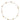 Garavelli Italian Flower Necklace 18k Yellow Gold and Diamonds 16" Length