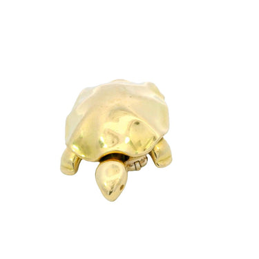 Pomellato Articulated Turtle Brooch 18K Yellow Gold