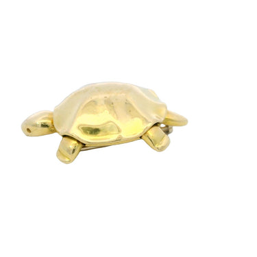Pomellato Articulated Turtle Brooch 18K Yellow Gold