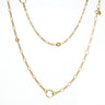 Modern 18 Karat John Hardy Bamboo Collection Citrine Station Necklace