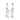 Tiffany & Co. Stars Vintage Platinum Diamond Dangle Drop Earrings ~1.33ctw