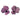 Jar Aluminum Pansy Earrings Paris 18K Yellow Gold Clip ons