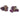 Jar Aluminum Pansy Earrings Paris 18K Yellow Gold Clip ons