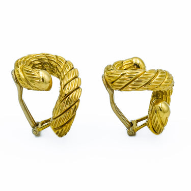 Earring Carlo Weingrill 18 Karat Yellow Gold