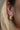 Vintage Diamond Huggie Hoop Earrings 18K Yellow Gold ~0.8ctw VS Diamonds