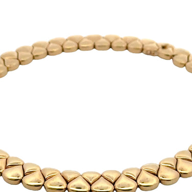 Chaumet Paris Retro French Heavy Choker Necklace in 18 Karat Yellow Gold