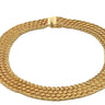 Yuri Ichihashi Micro Braided Choker Necklace Made in 18K Yellow Gold