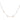 Garavelli Italian Flower Necklace 18k Yellow Gold and Diamonds 16" Length