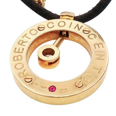 Roberto Coin Cento 18K Diamond Pendant Necklace Yellow Gold 16"