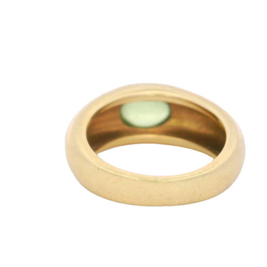 Tiffany & Co. Peridot Gypsy Band Ring in 18K Yellow Gold size 5.25