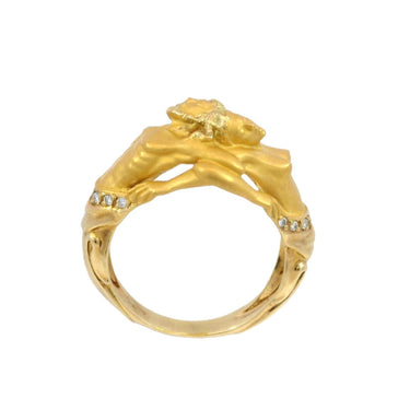 Lady's Carrera y Carrera Eden Ring in 18K Gold with Diamonds