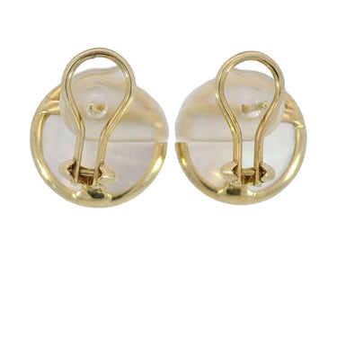 Ippolita Lollipop Round Mother of Pearl Clip on Earrings in 18 Karat Gold