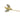 Art Nouveau Plique A jour Dragon Stick pin in 14K Yellow Gold