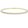Tiffany & Co. Metro Bangle Bracelet 18K Yellow Gold Medium W/ Box and Papers