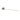 French Art Deco Stickpin Blue Sapphire Diamond 18K White Gold