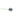 French Art Deco Stickpin Blue Sapphire Diamond 18K White Gold