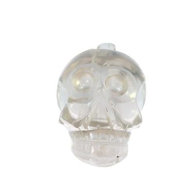 Vintage Rock Crystal Skull Pendant
