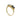 Floral Diamond and Sapphire Ring in 18 Karat Yellow Gold
