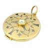 Vintage Vinaigrettes/ Locket pendent With Dancing Diamonds in 18 Karat YG