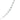 Diamond by the Yard Necklace Modern 18K White Gold ~27.69ctw Diamonds 32" Length