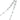 Diamond by the Yard Necklace Modern 18K White Gold ~27.69ctw Diamonds 32" Length