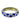 Vintage Tiffany & Co. Blue Enamel 18k Yellow Gold Band Ring Size 5.25