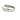 Vintage Three Stone Gypsy Ring with Sapphire and Diamonds in 14K White Gold