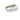 Vintage Three Stone Gypsy Ring with Sapphire and Diamonds in 14K White Gold
