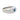 Vintage Three Stone Gypsy Ring with Sapphire and Diamonds in 14K White Gold