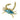 Blue Enamel Crab Charm Pendant 14K Yellow Gold