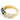 Van Cleef & Arpels Invisibly Set Sapphire Diamond Stacker Ring 18K Yellow Gold