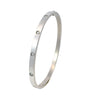 Cartier 18k White Gold Diamond Bangle Love Bracelet